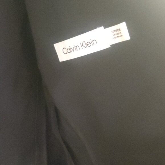 Calvin Klein S athletic slim fit casual blazer black stretch tech unlined soft - Picture 12 of 13